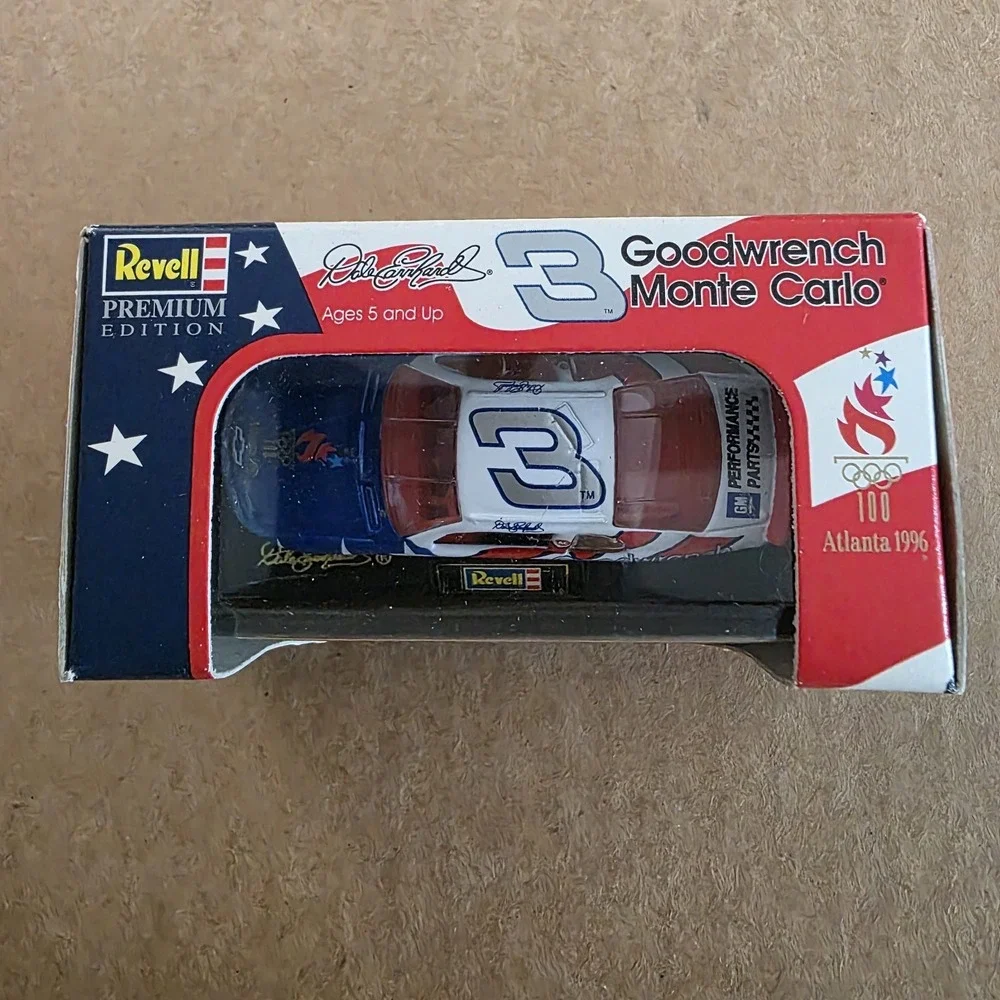 Revell 96 Atlanta Olympics #3 Dale Earnhardt Goodwrench Monte Carlo 1:24 + 1:64